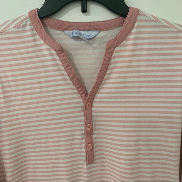 Pajamagrams Women’s Striped Convertible Sleeve Nightgown Size X Small - Picture 3 of 10